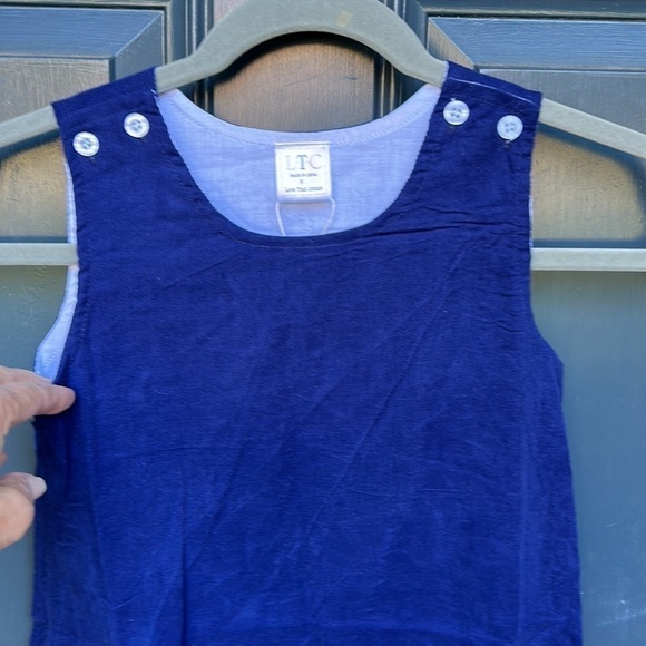 LTC Blue Cotton Corduroy Jumper NWT - Picture 2 of 9